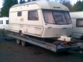 caravan on trailer