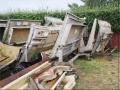 scraped caravan