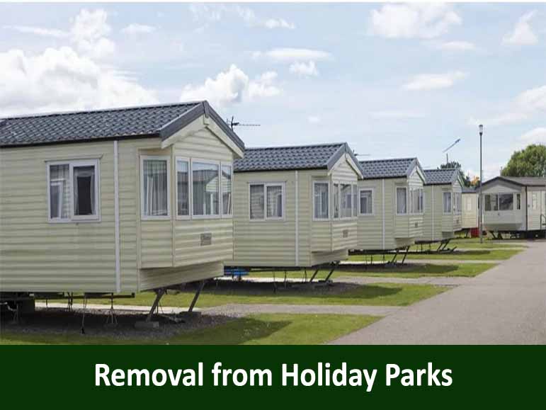 Removal of caravans from Holiday parks