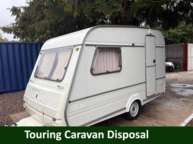 Scrap My Caravan provides a touring caravan disposalservice