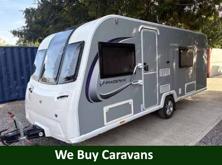 We buy touring caravans